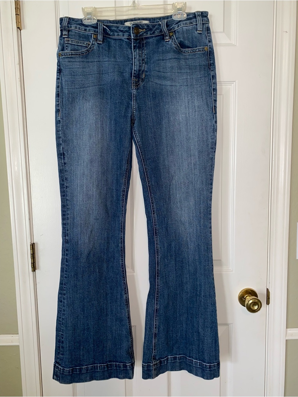 Rock & Roll Women’s High Rise Trouser Jeans - Classic Blue Denim